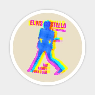 elvis costello cmyk offset graphic Magnet